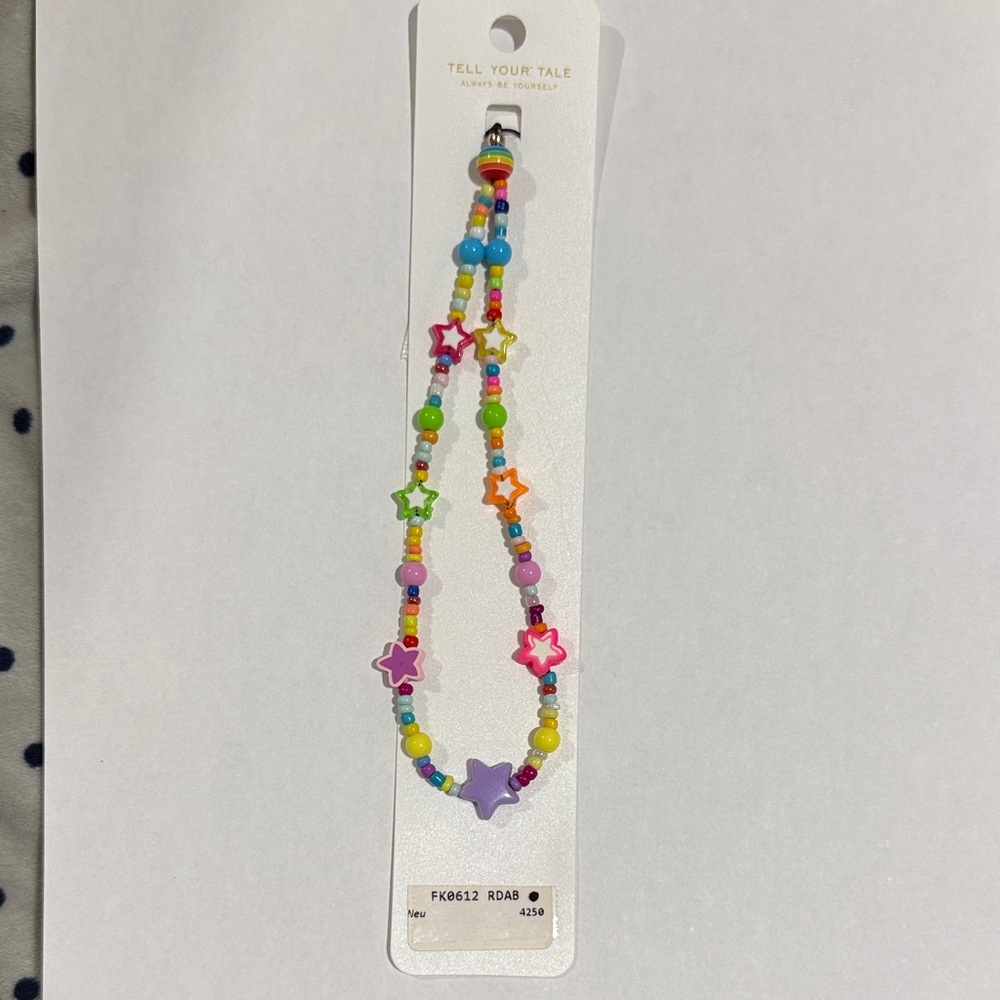 Multicolor Phone Strap - stars